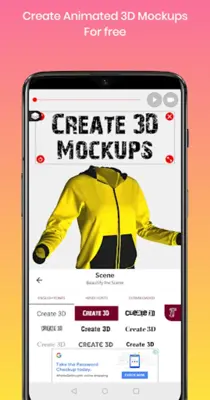 3D Mockup | 3D T-shirt animato android App screenshot 6